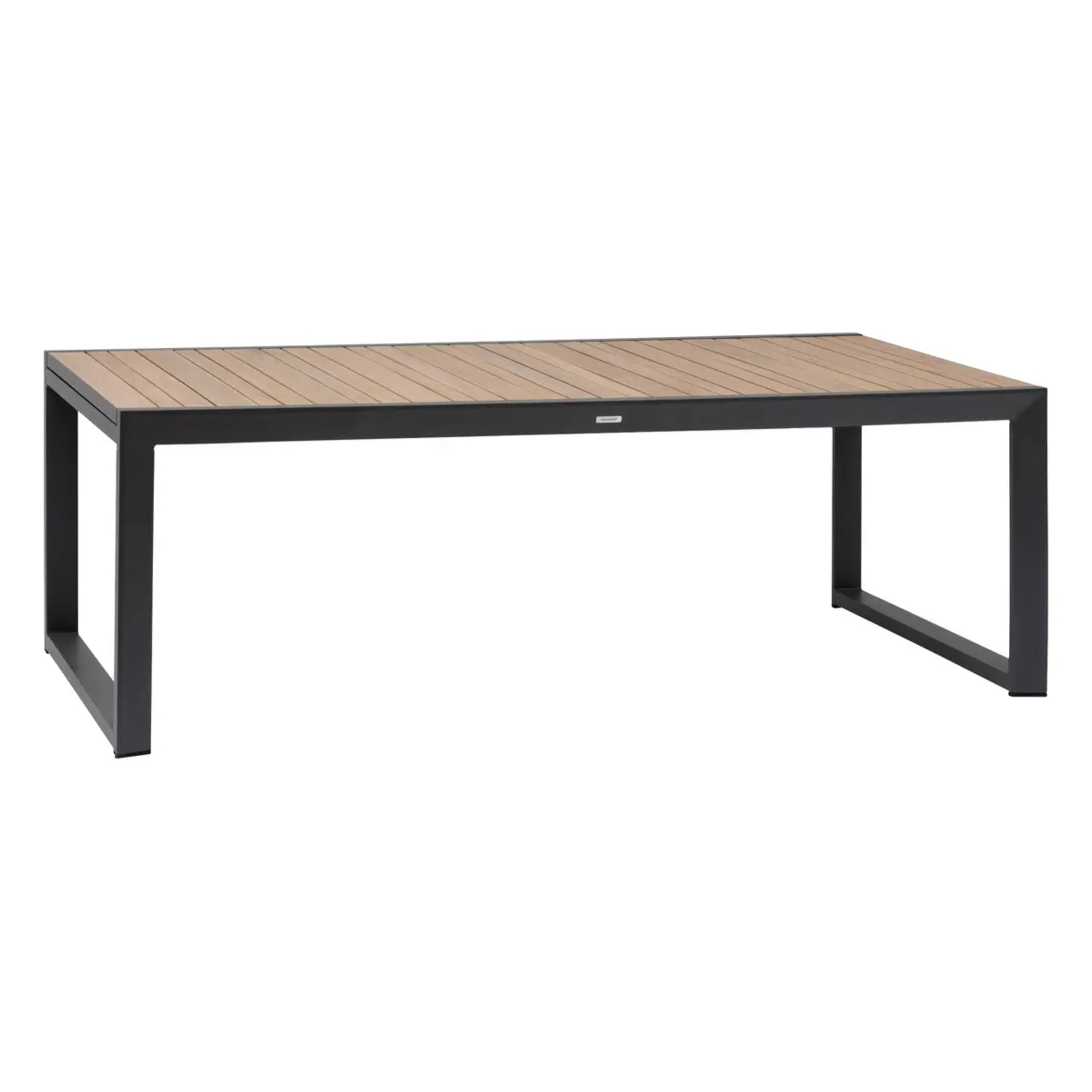 Table de jardin extensible Corvo Acacia & Graphite