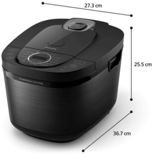 Cuiseur riz PHILIPS HD4814/31 rice cooker noir 1.8L, 800W