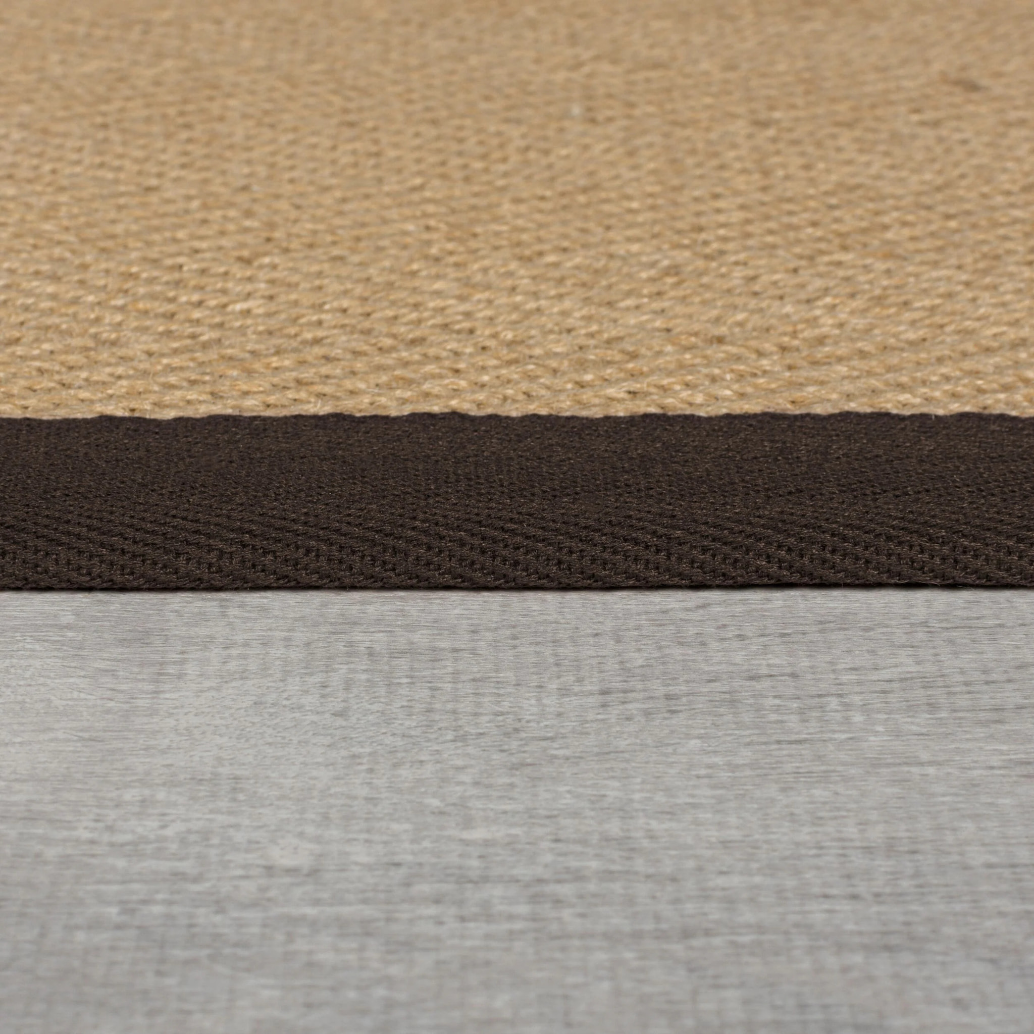 Tapis en jute antiderapant de couloir KIRA