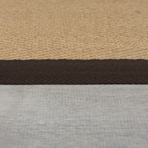 Tapis en jute antiderapant de couloir KIRA