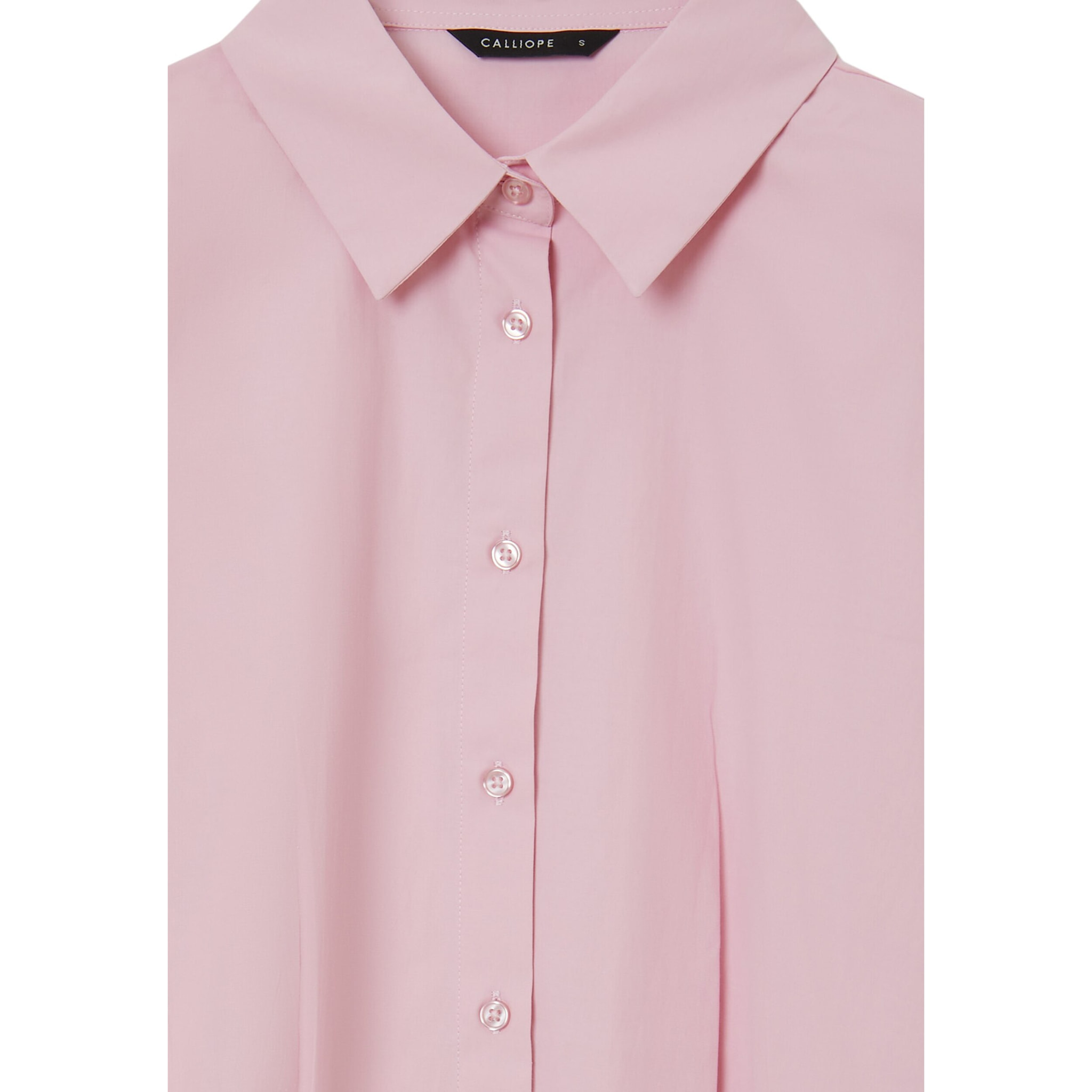 Camicia cropped con pinces