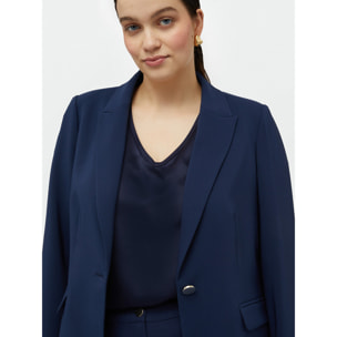 Fiorella Rubino - Blazer in tessuto crêpe - Blu