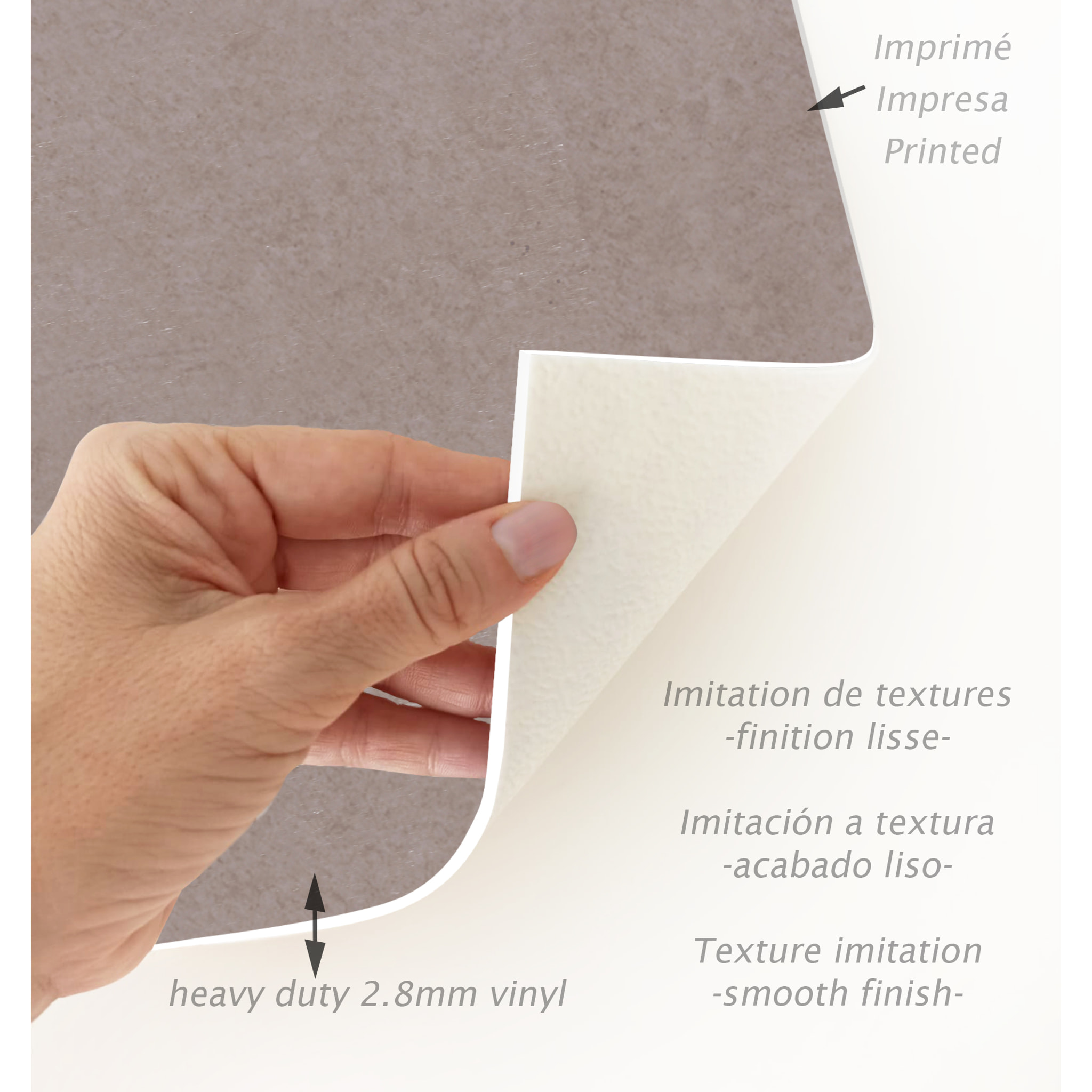 Alfombra de vinilo Eclipse azul 200x266 cm -PVC antideslizante, vinilica para cocina o salón, lavable, estilo abstracto