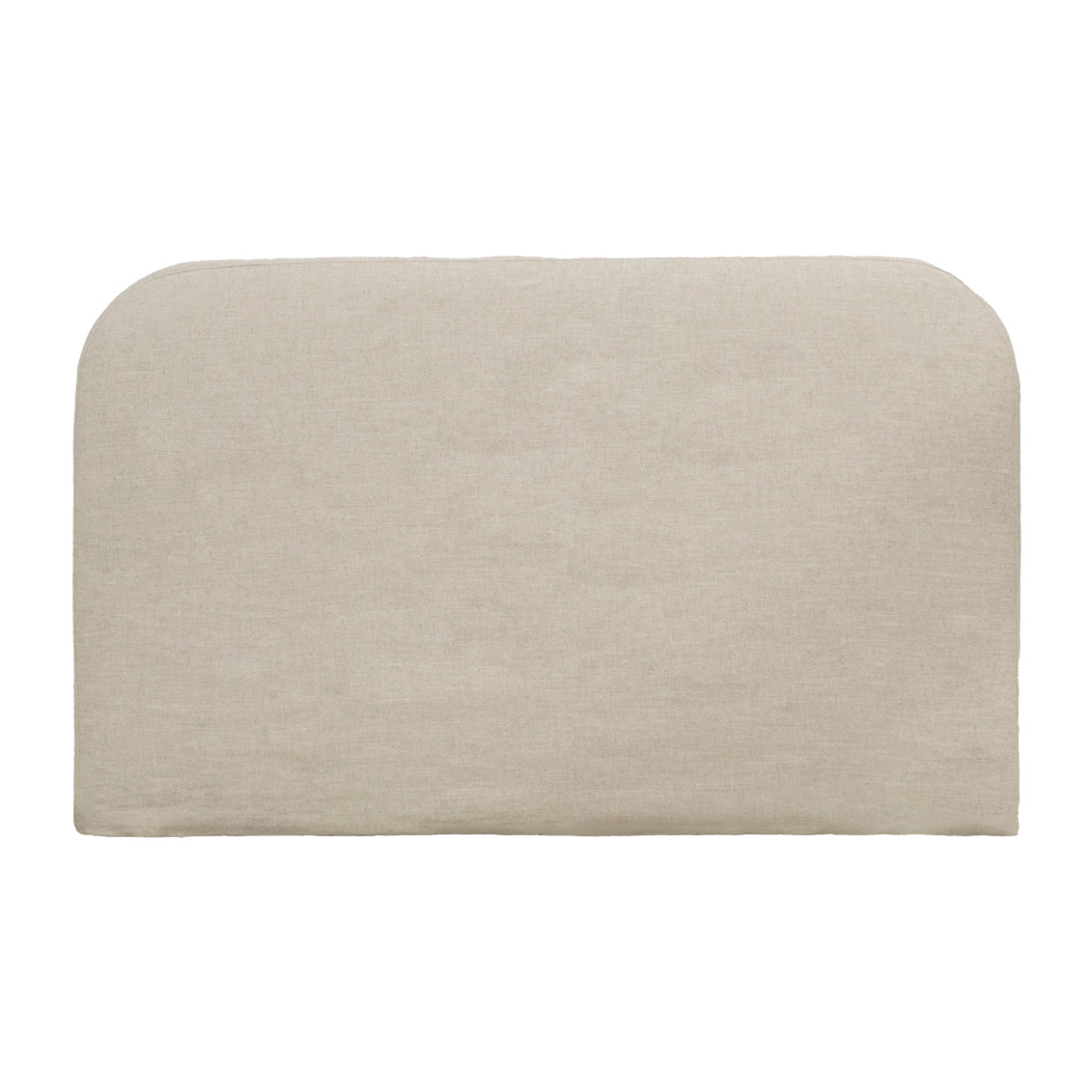 Housse de tête de lit en lin beige en différentes tailles