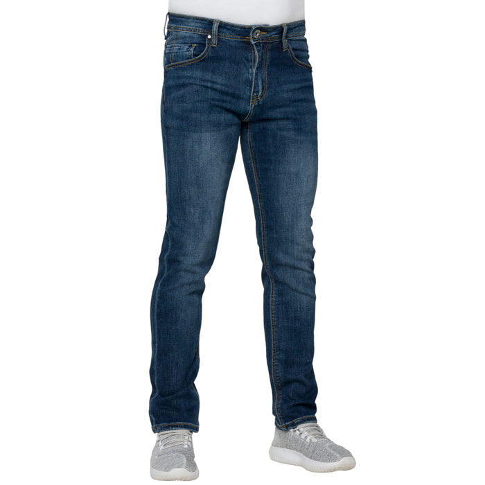 Pantalón denim 5 bolsillos Thorong Azul