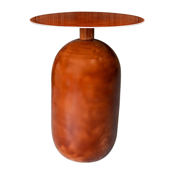 Table d'appoint en bois de manguier émaillé  BODO