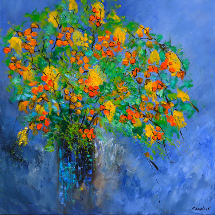 Tableau bouquet composé Toile imprimée