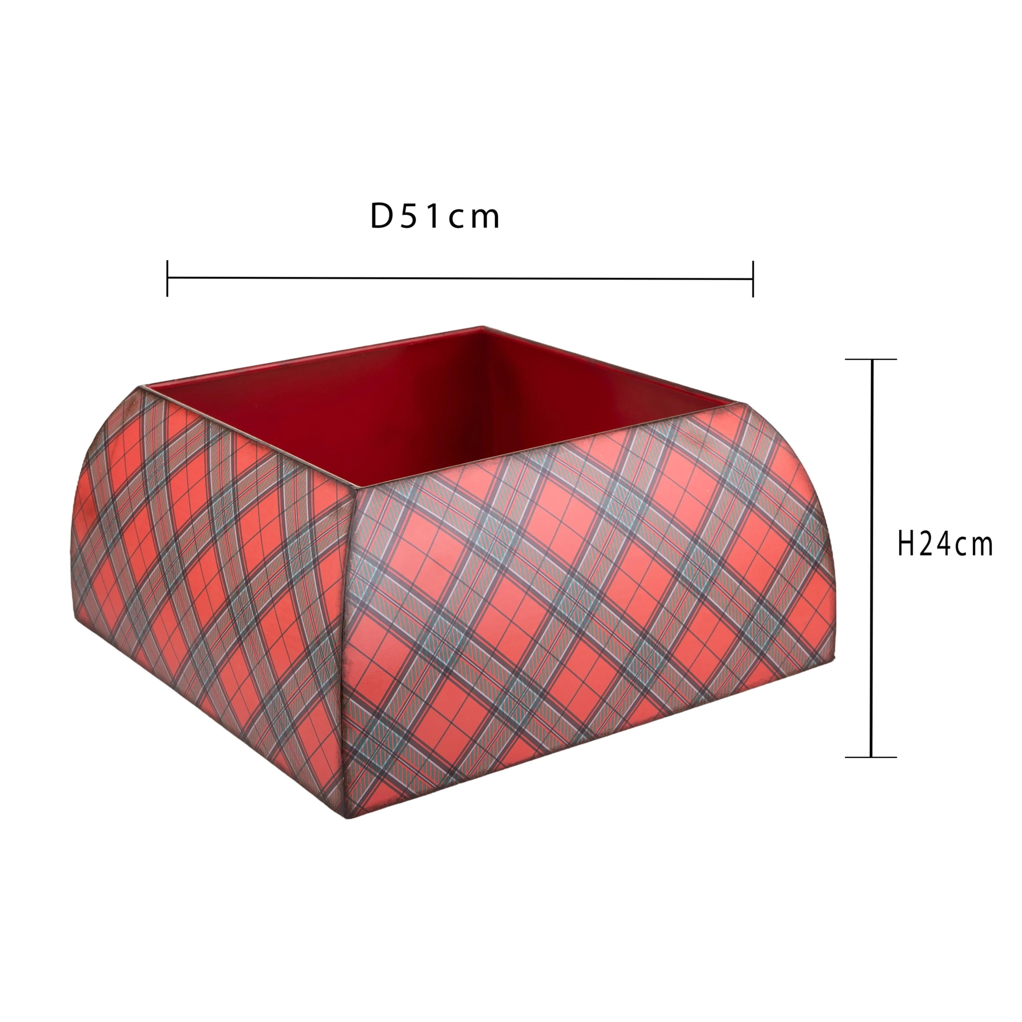 Copri base abete - Pezzi 1 - 51xH24x51cm - Bianchi Dino SpA