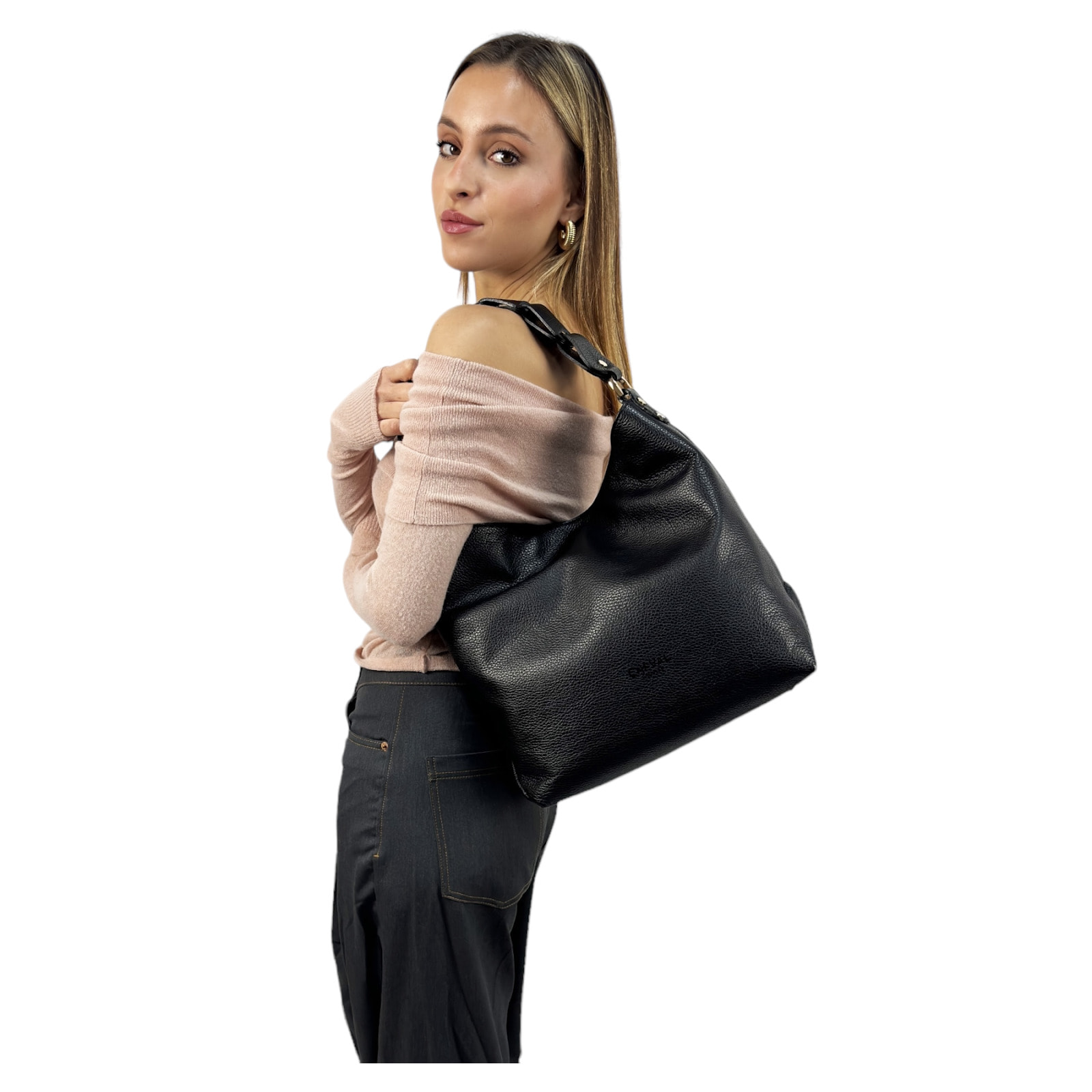Bolso de hombro Cheval Firenze Lily Negro