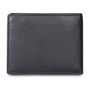 Portafoglio uomo in vera pelle - Modello Erevan Prime - Casual - 12.0 x 10.0 x 2.5 cm