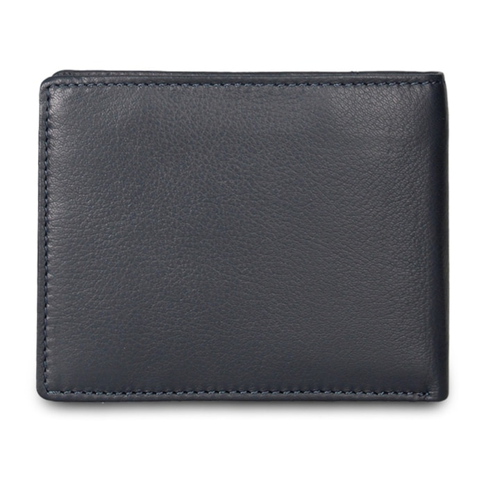 Portafoglio uomo in vera pelle - Modello Erevan Prime - Casual - 12.0 x 10.0 x 2.5 cm
