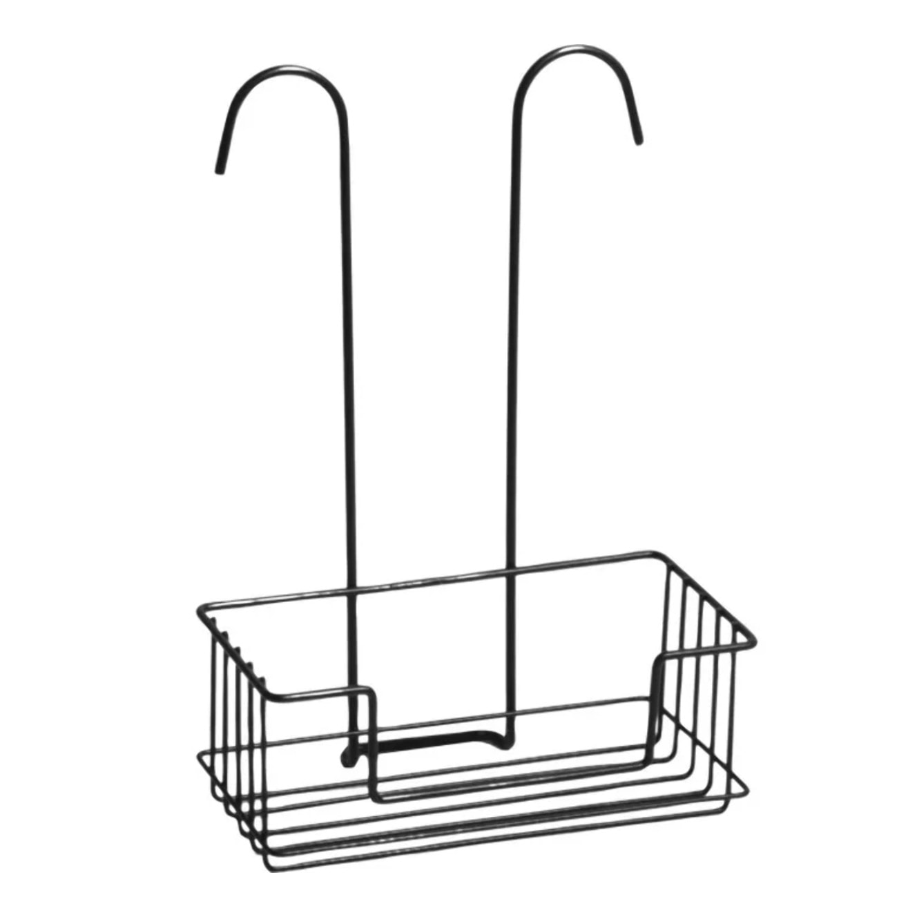 ETAGERE DE DOUCHE A SUSPENDRE NOIR MAT SERGIO 1NV MSV