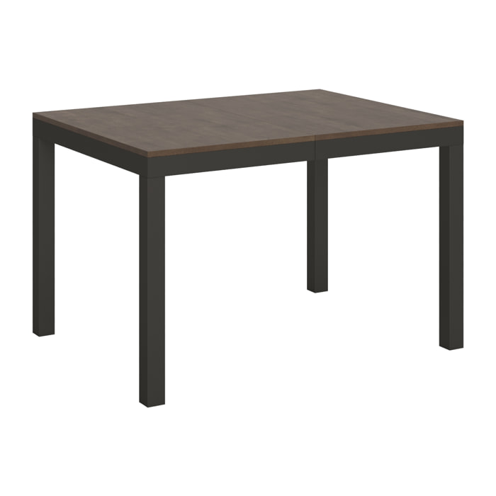 Tavolo allungabile 90x120/380 cm Everyday Evolution Noce telaio Antracite