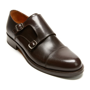 Monk strap British Passport testa di moro