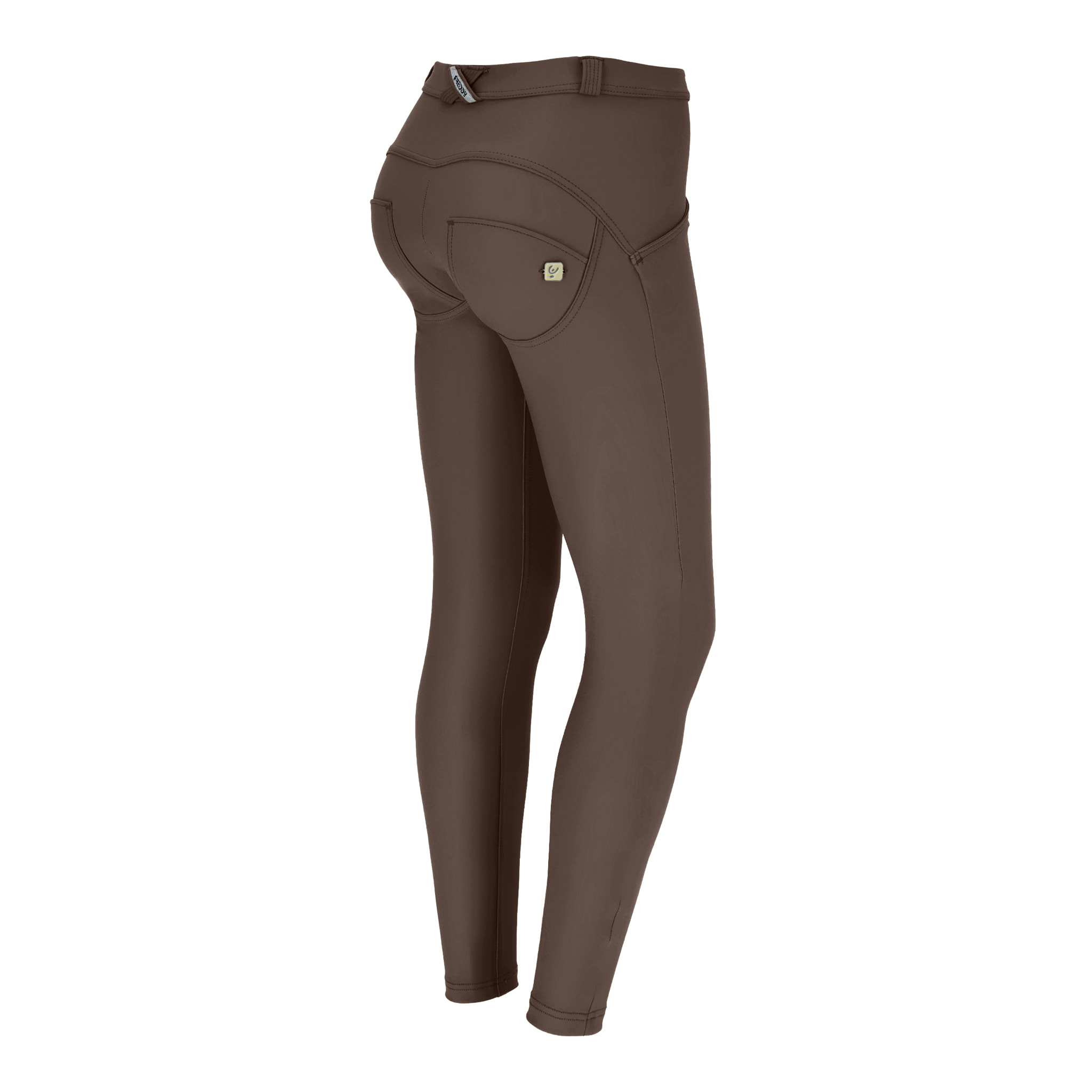 Pantaloni push up WR.UP® 7/8 superskinny similpelle ecologica