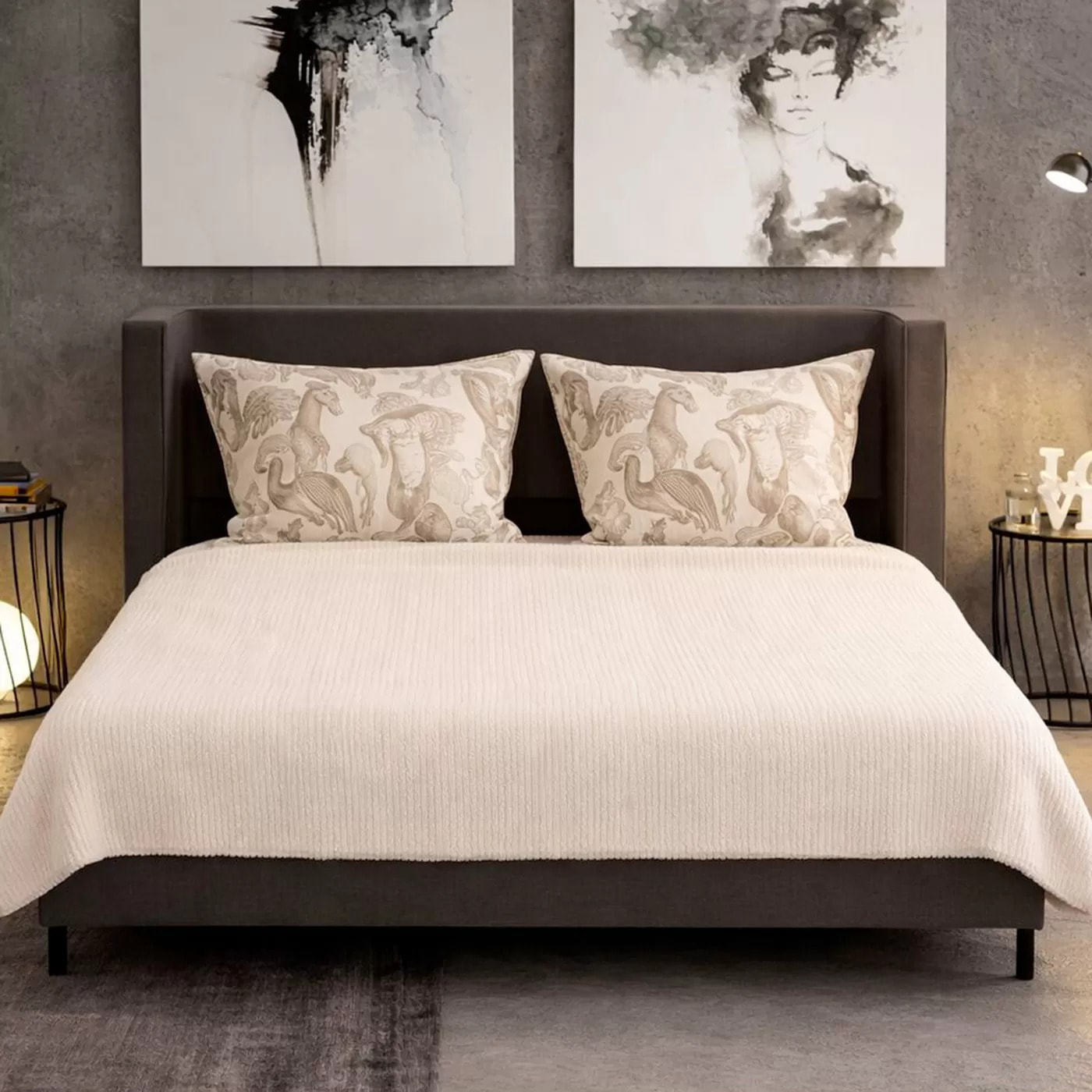 Plaid Mika Light 200x150cm crème Kare Design