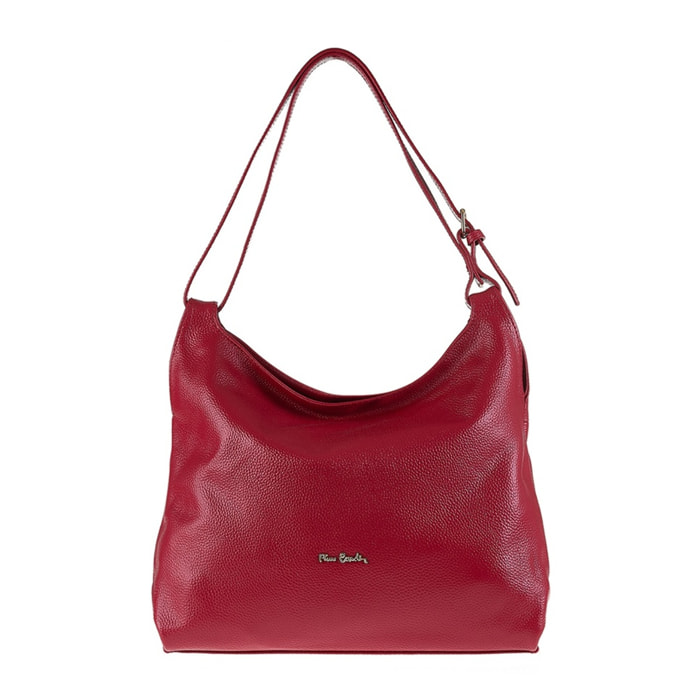 Borsa a spalla da donna Made in Italy - Modello Divina - 100% pelle - 36.0 x 31.0 x 12.0 cm