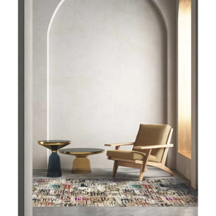 Passatoia tappeto cucina bagno ingresso multiuso, disegno scritte graffiti murales