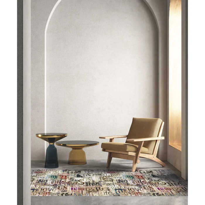 Passatoia tappeto cucina bagno ingresso multiuso, disegno scritte graffiti murales