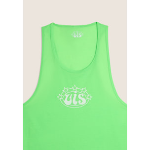 Canotta Donna Fluo Regular Fit Stile Boxe VIS