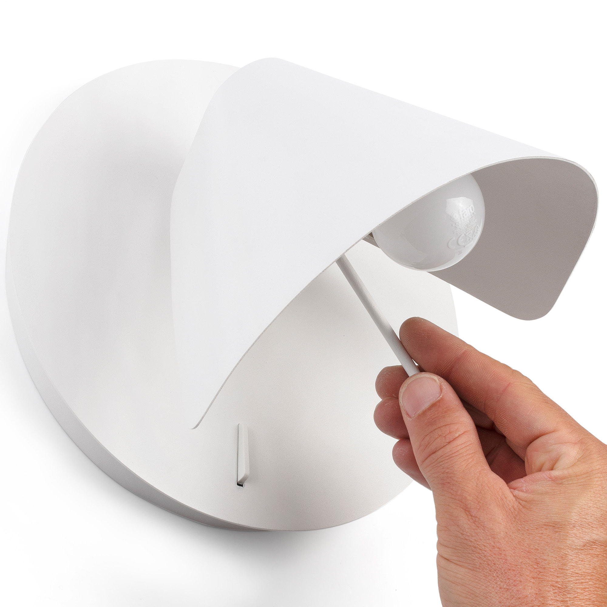 NOON Lampe applique blanche