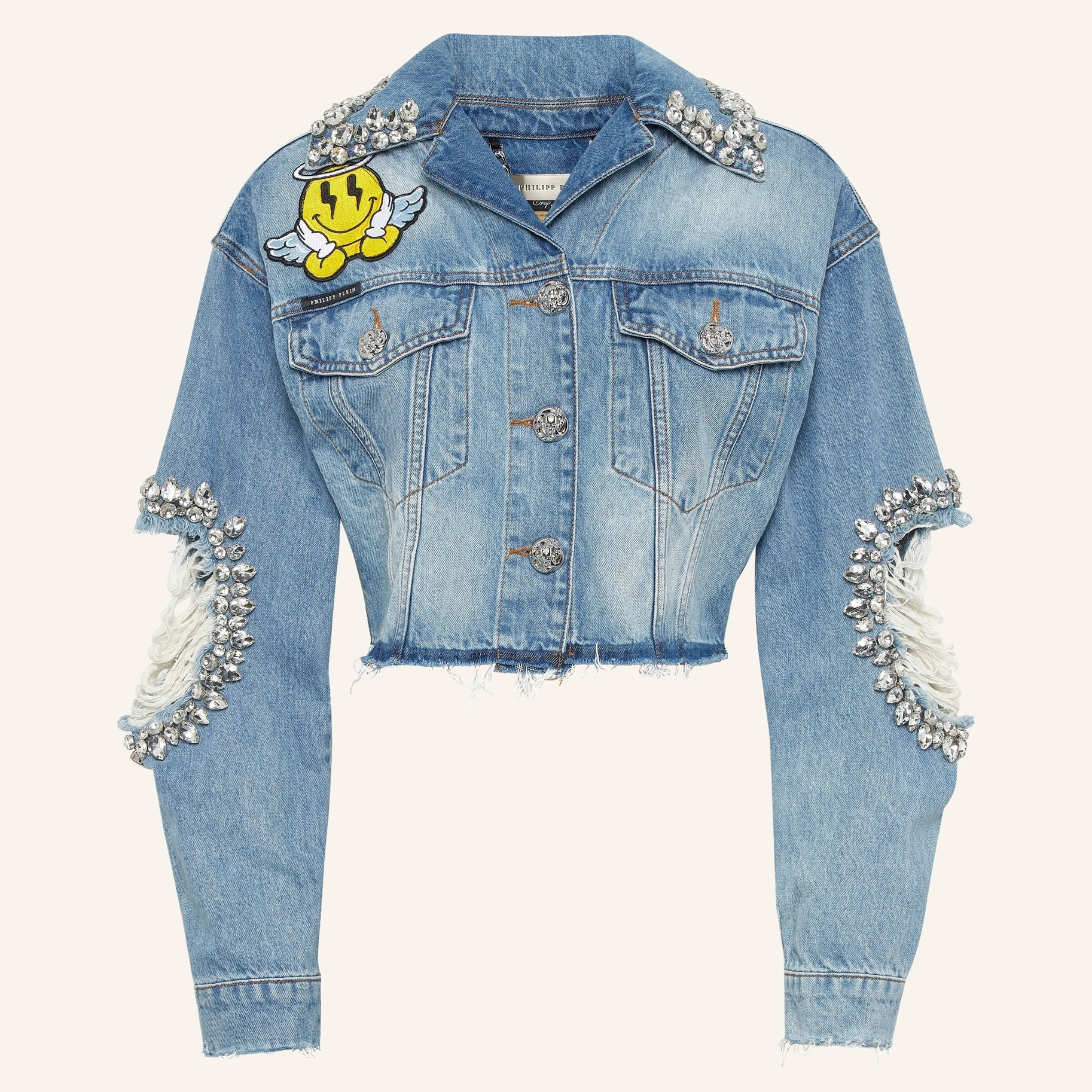 PHILIPP PLEIN Denim Jacket SMILE