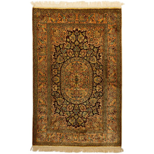 Authentique Tapis d'Orient fait main en rayonne NOVI