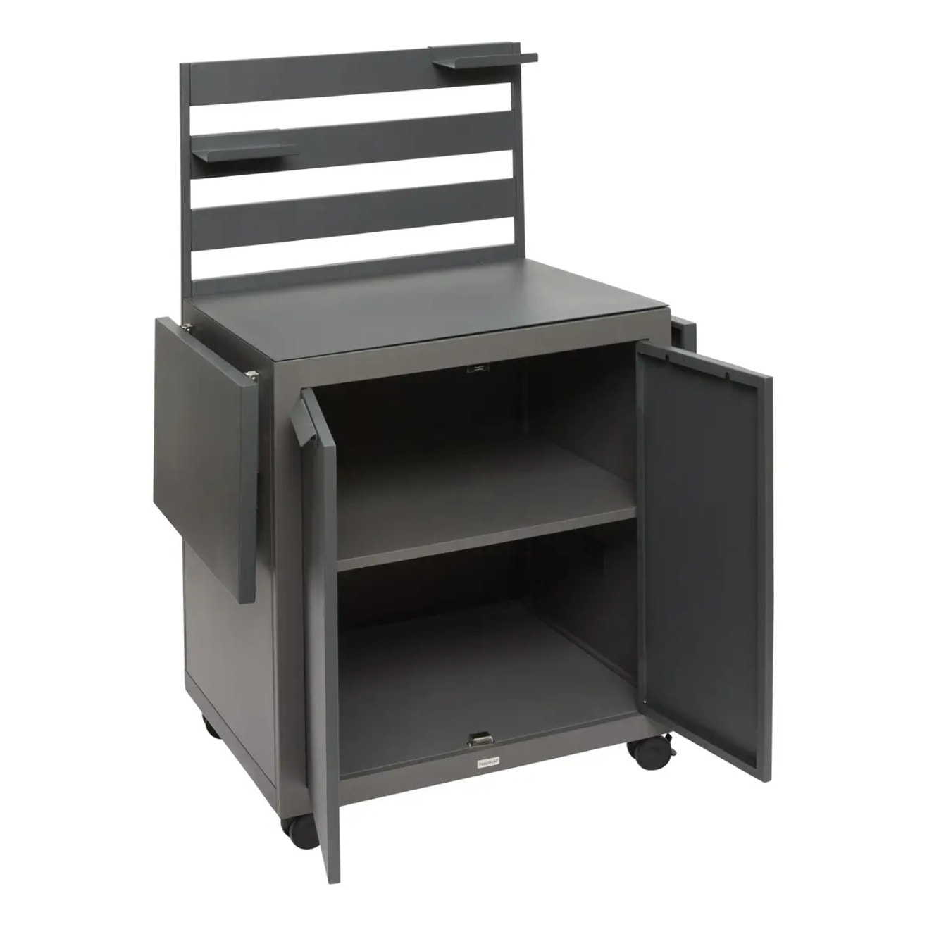 Desserte de jardin 2 portes Oxyana gris graphite