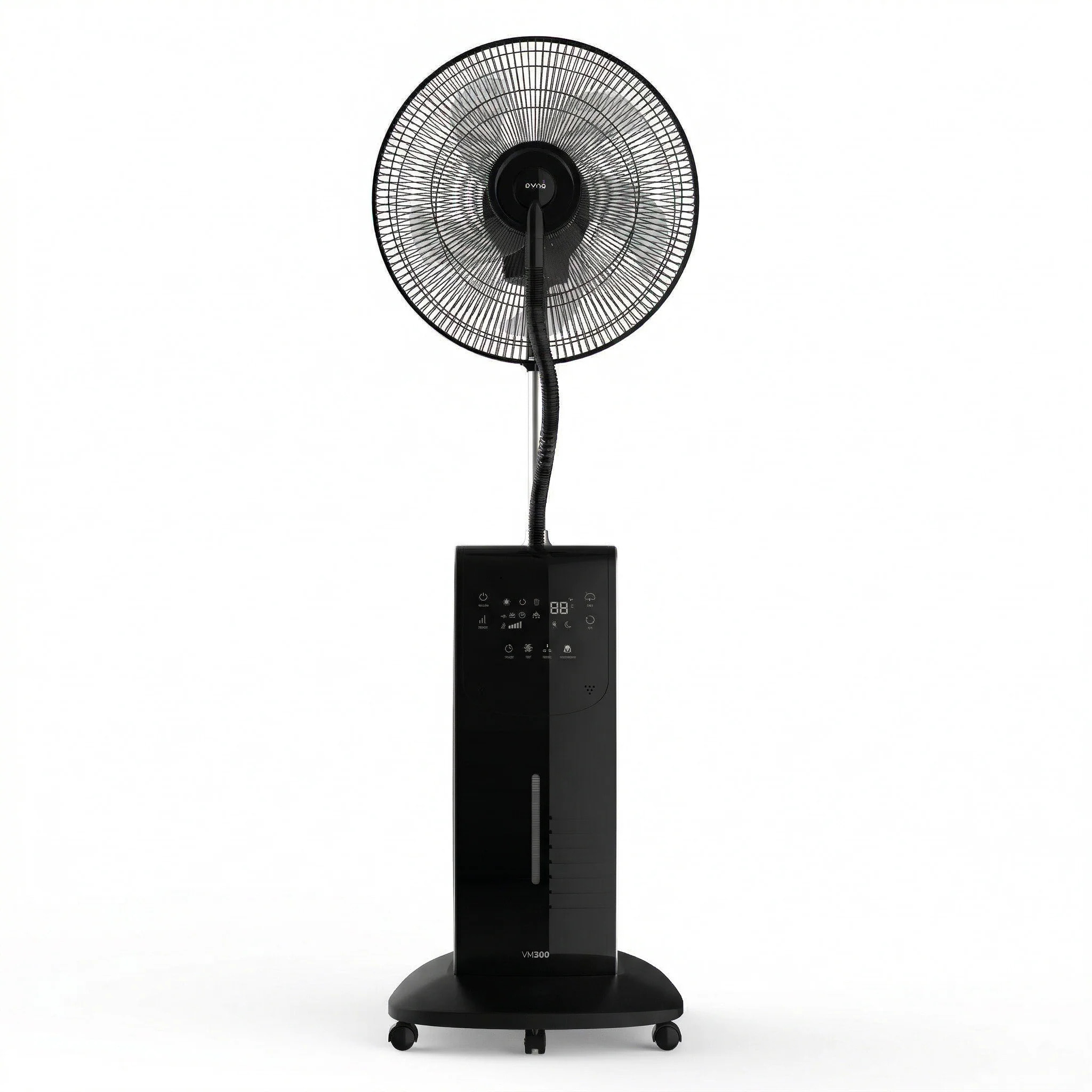 Ventilador Nebulizador EVVO con agua, 90W, 3 velocidades, mando a distancia, antimosquitos