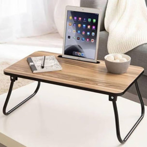 Well home bandeja portátil para la cama en mdf y melamina 53x30,5x5cm