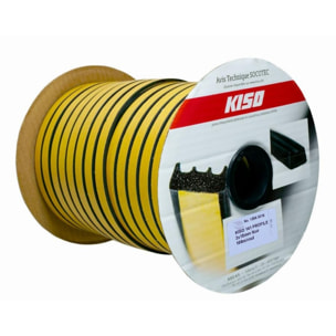 Joint de vitrage EPDM KISO 15x2 mm Noir - Rouleau de 125 m - 141 2X15 N