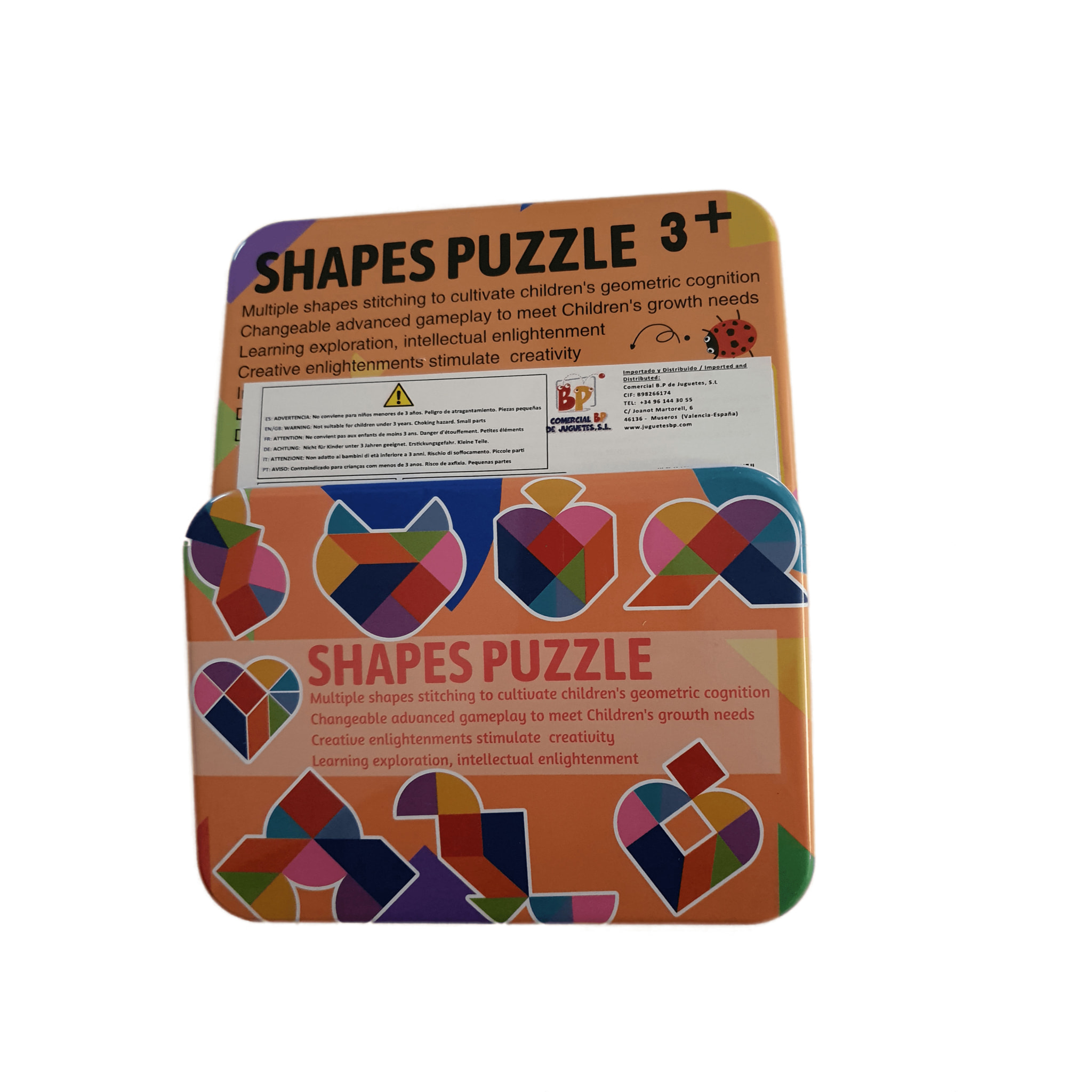 TANGRAM - 9pcs (CAJA METÁLICA)