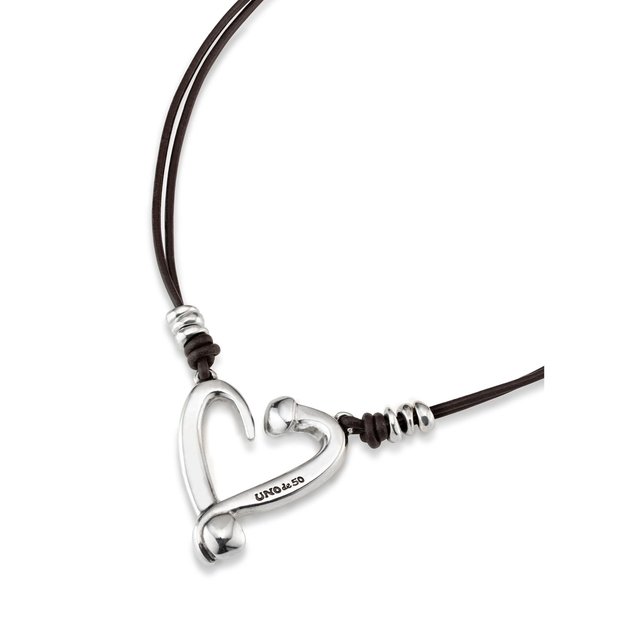 Colgante HEART PLATEADO U