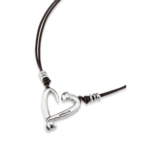 Colgante HEART PLATEADO U