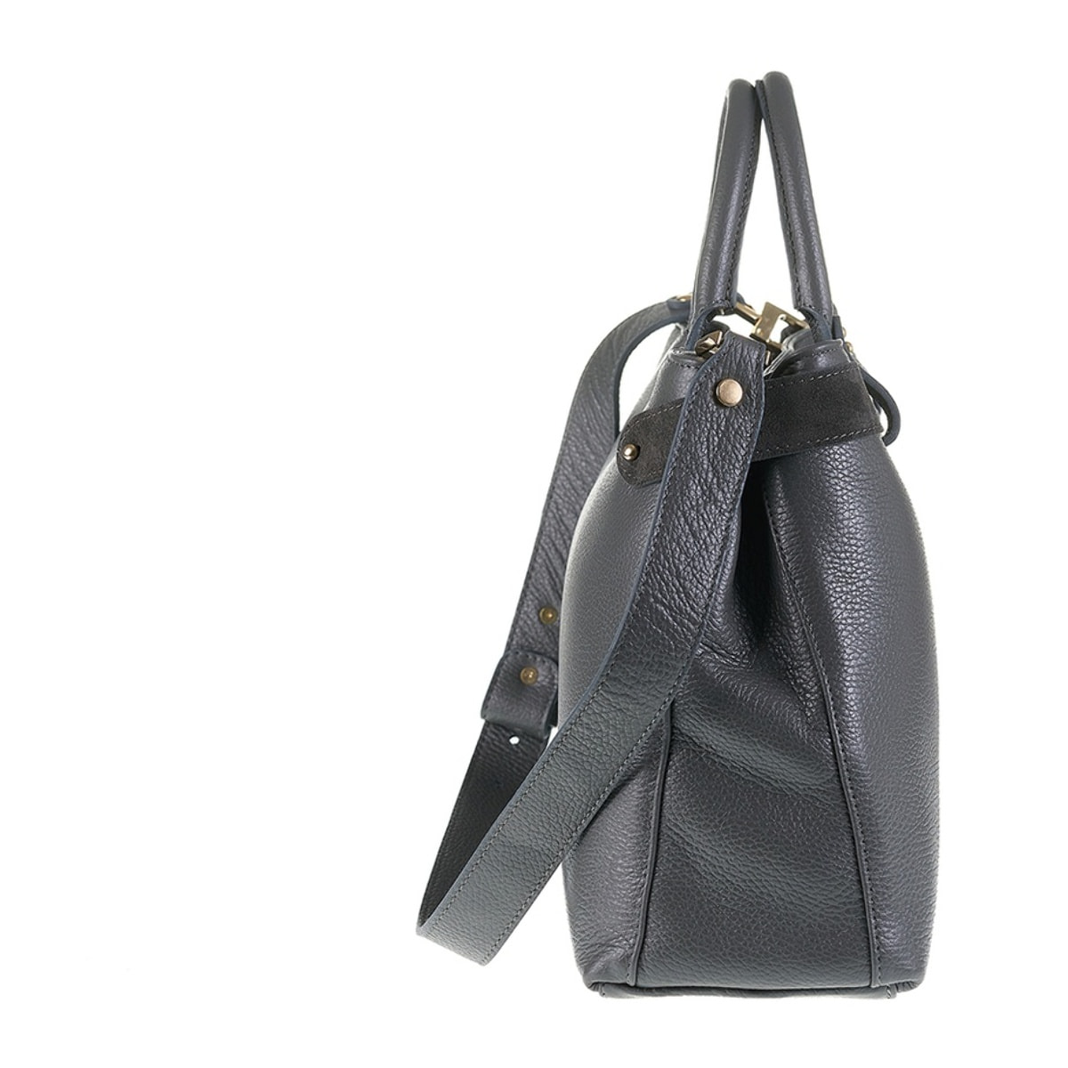 Borsa a mano da donna Made in Italy - Modello Lumina Chic - 100% pelle - 37.0 x 25.0 x 12.0 cm