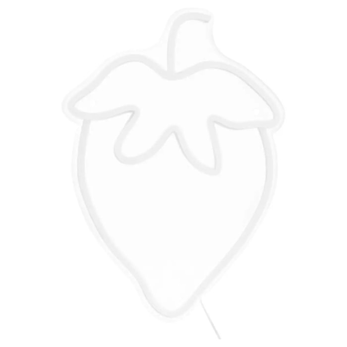 Néon LED Fraise Fraci 25x1,5x35cm