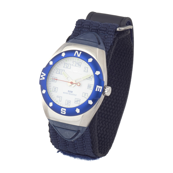 Reloj Chronotech CT7058L-04 Mujer Analogico Cuarzo con Correa de Textil