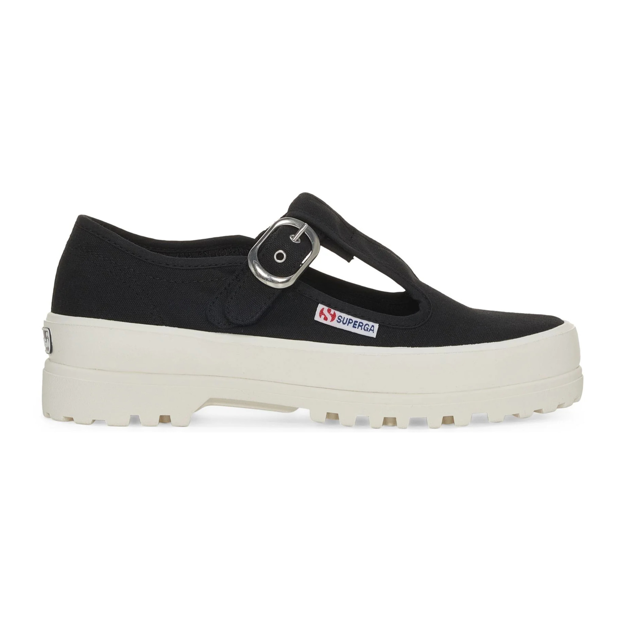 Le Superga Donna Nero 2541 Mary Jane Alpina