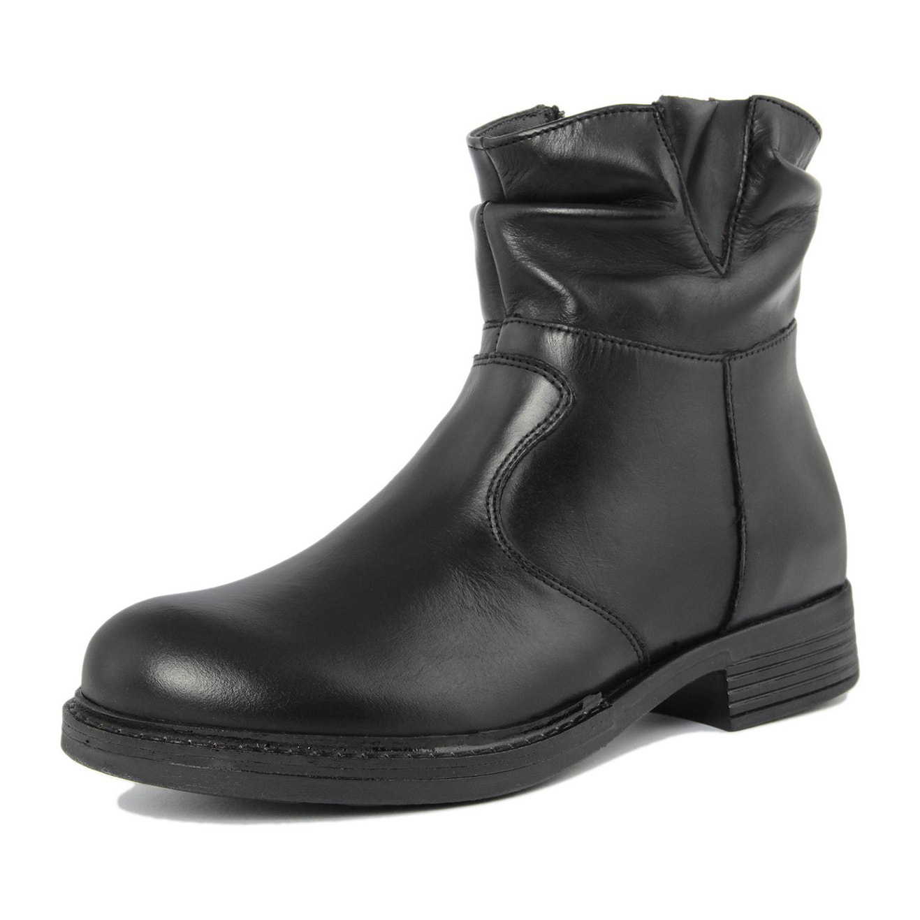 Stivaletto Fashion Attitude in pelle color Nero