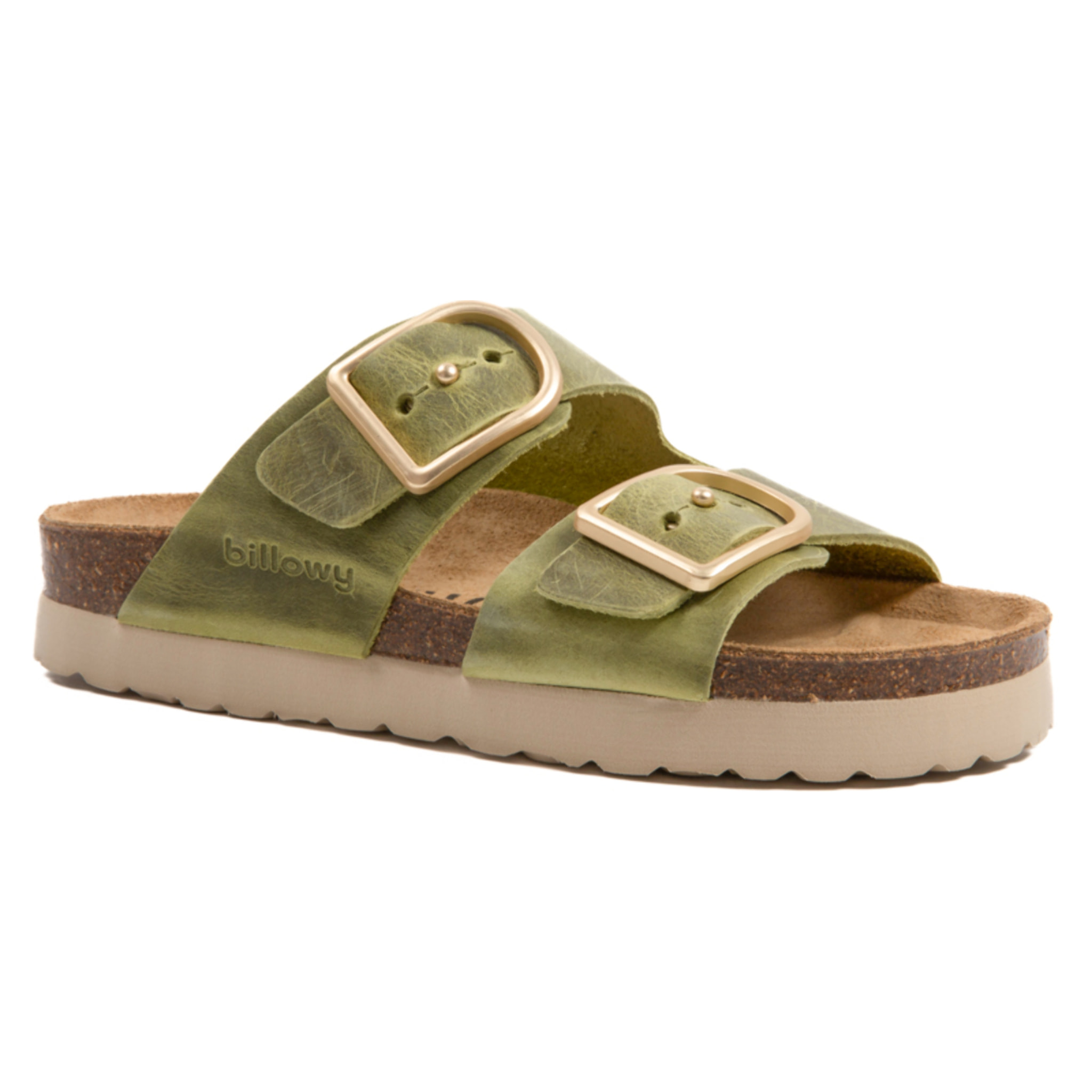 SANDALO CON ZEPPA BILLOWY VERDE