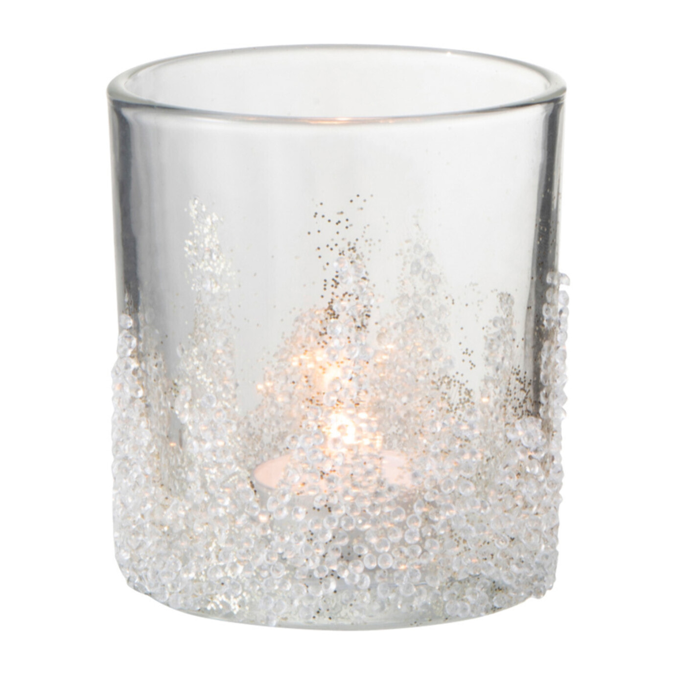 J-Line photophore Sucre Dessous - verre - transparent - medium - 2 pcs