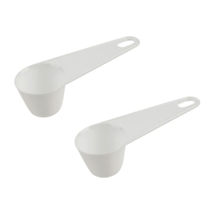 Ensemble de 2 Cuillères à café en plastique Fackelmann