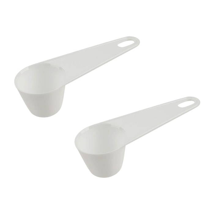 Ensemble de 2 Cuillères à café en plastique Fackelmann