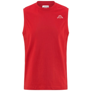 Kappa - T-Shirts & Top Uomo Rosso - Logo Korpo Cadwal