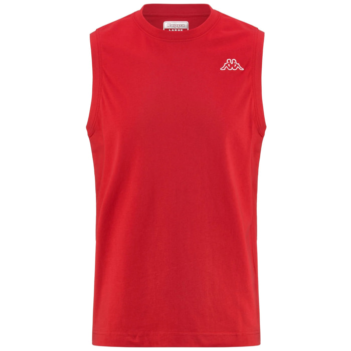 Kappa - T-Shirts & Top Uomo Rosso - Logo Korpo Cadwal