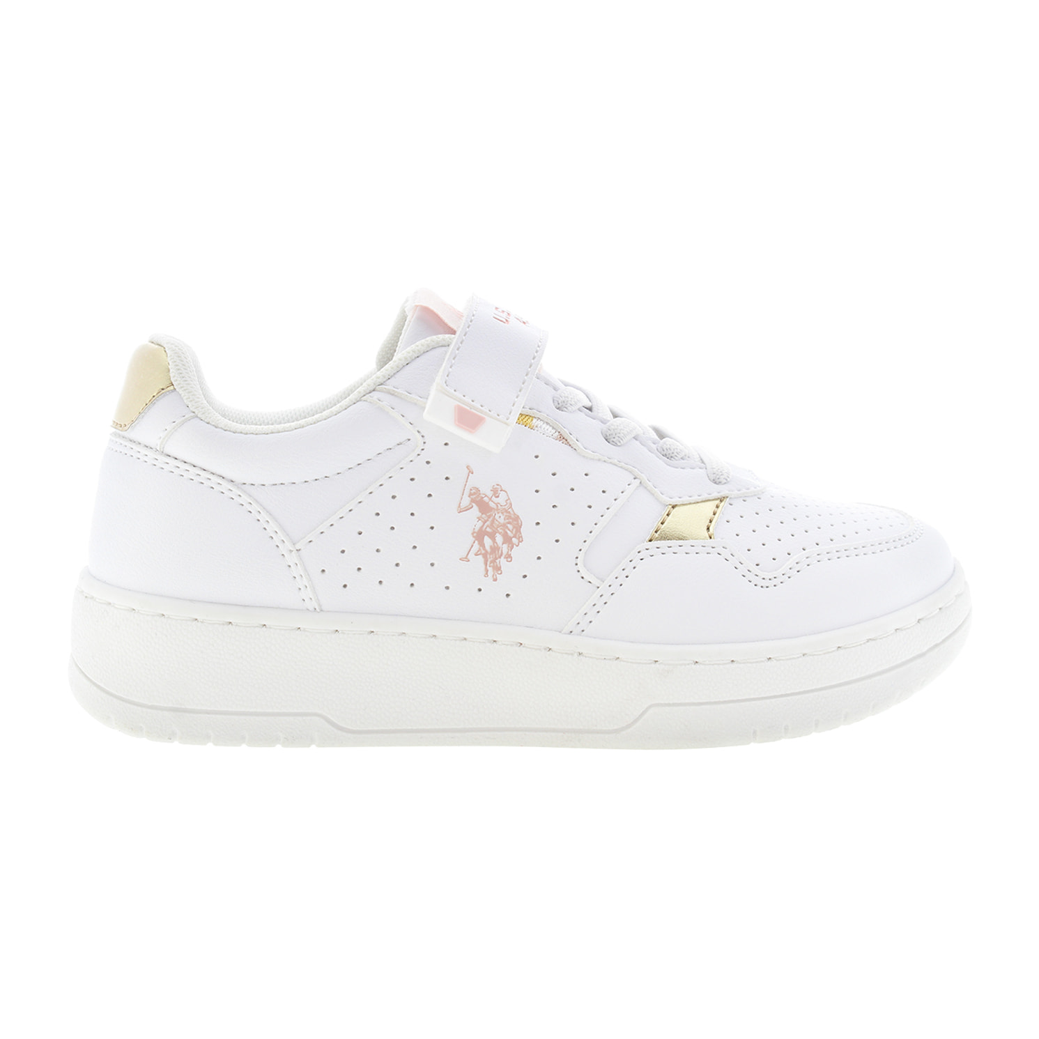 Sneakers U.S. Polo Assn. bianco-oro