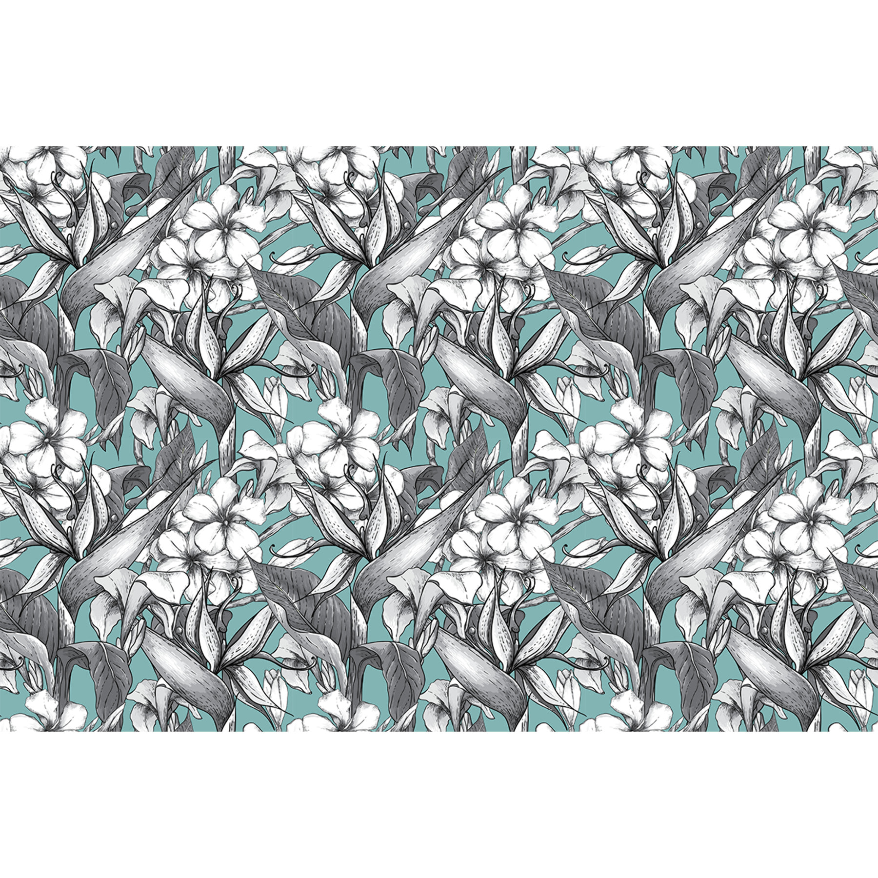 Sticker meuble tropical zonko 40 x 60 cm