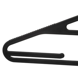 5 cintres antidérapants "Hang'Up" noir L41cm