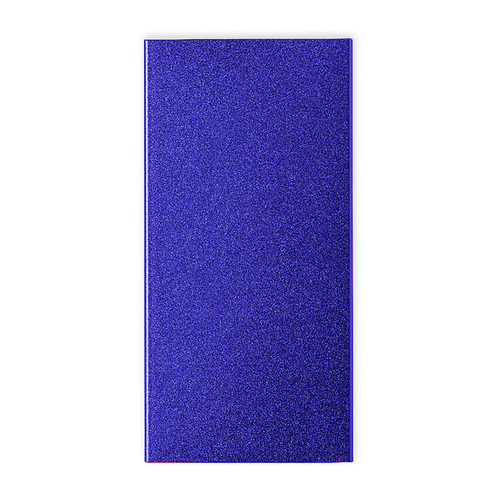 Power Bank in alluminio da 4000 mAh. 2 uscite USB e 1 ingresso di tipo C. Tipo C