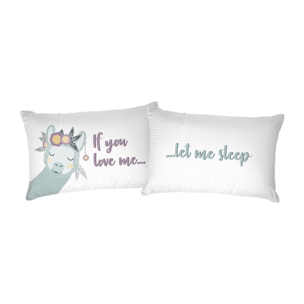COPPIA FEDERE PRINTED, 100% Cotone, Stampa Digitale, Made in Italy - 21